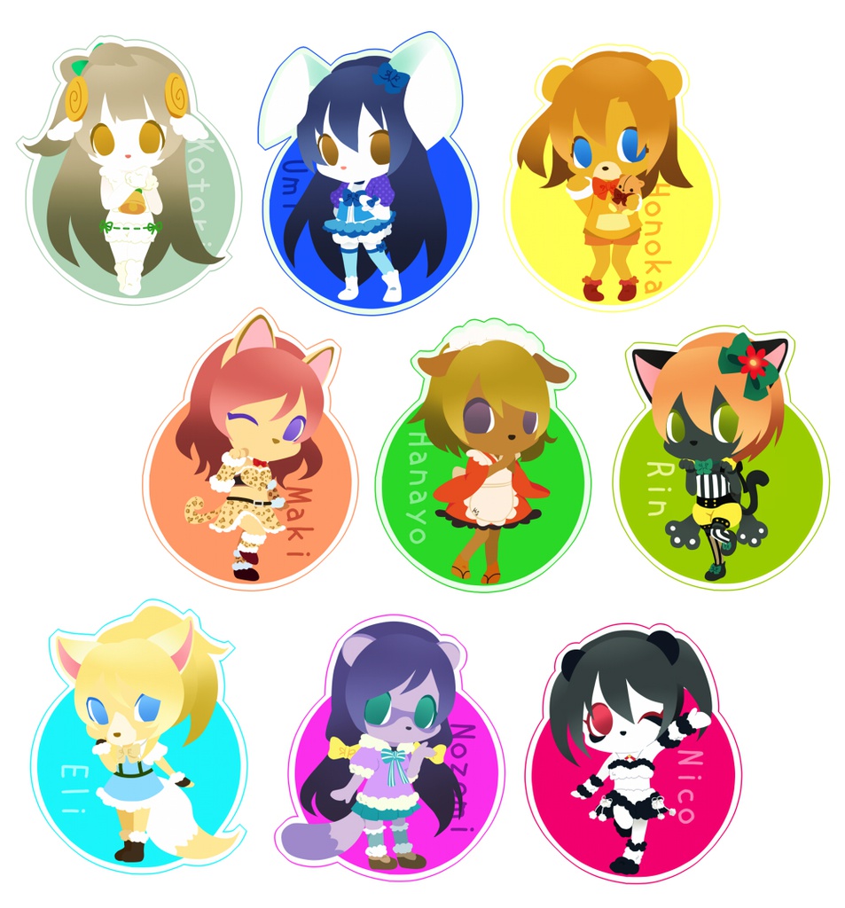 ミューモン風m Sステッカー Bookstore宮脇 Booth