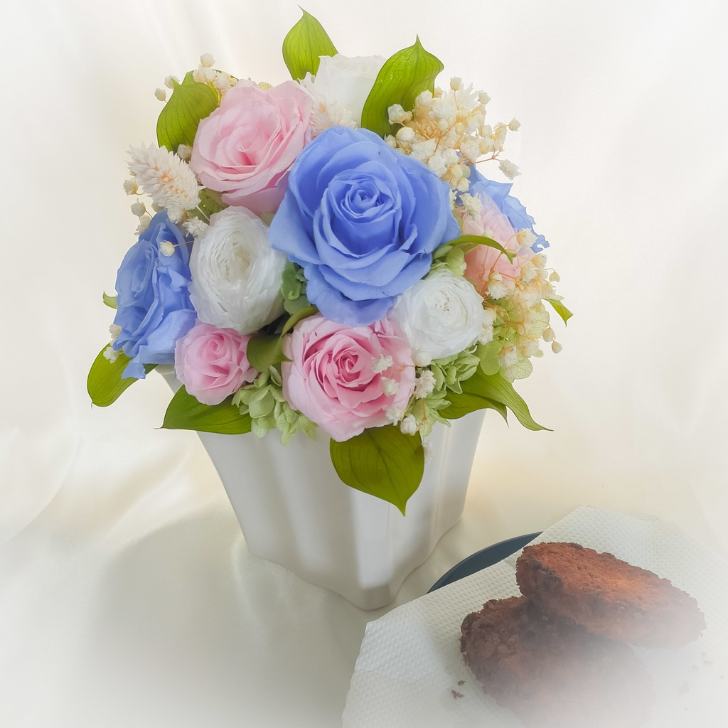 キララク邸のあの花イメージプリザーブドフラワー