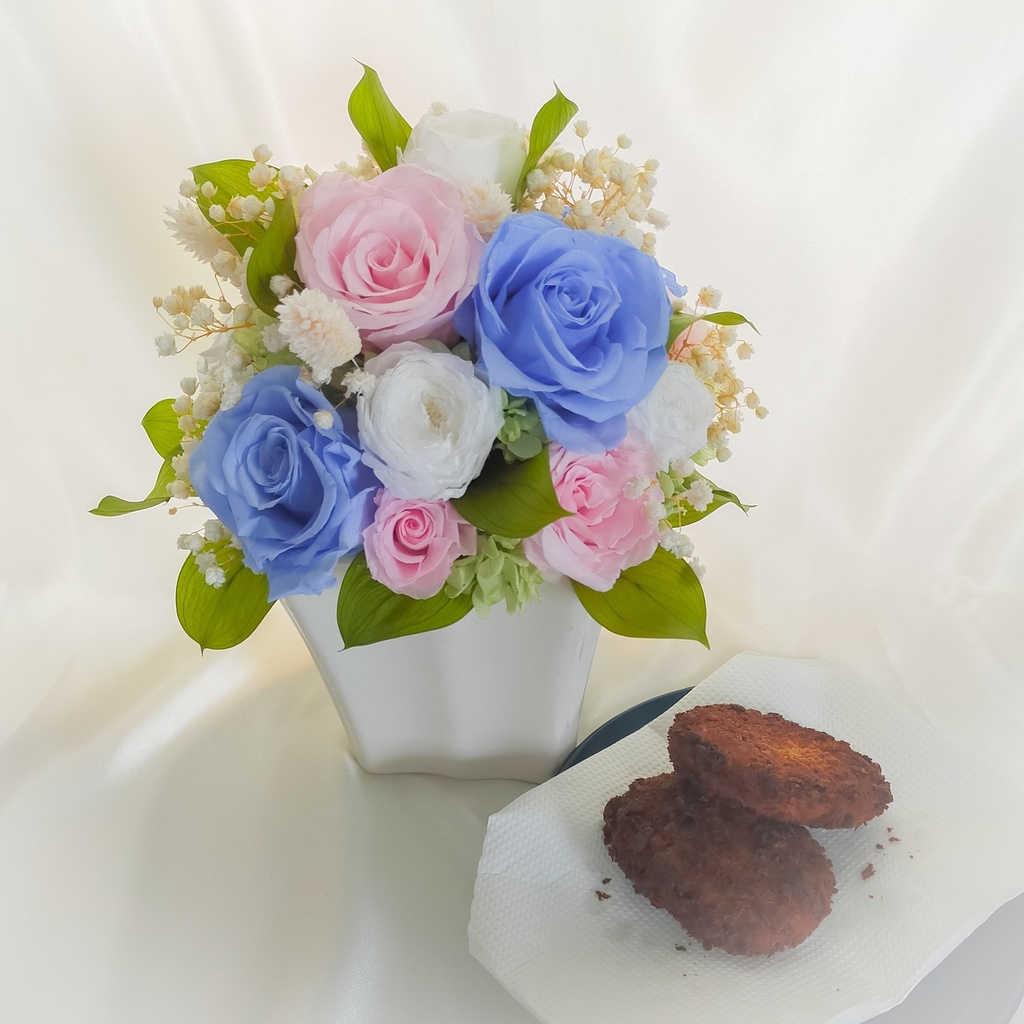 キララク邸のあの花イメージプリザーブドフラワー