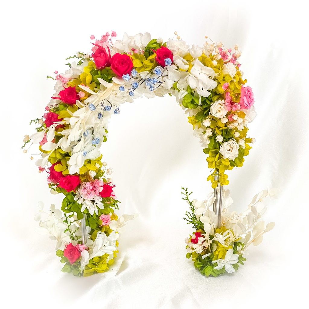 プリザーブドフラワー:ウエディングアーチ大