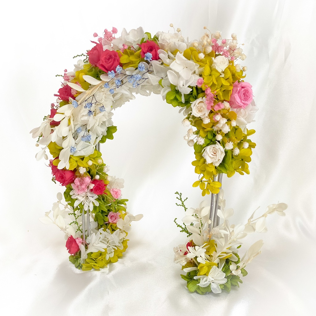プリザーブドフラワー:ウエディングアーチ大