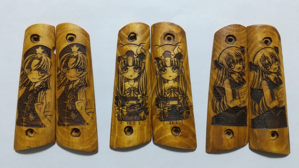 Carbon8 CO2ガスブロM45用グリップ(東方紅魔郷part1)