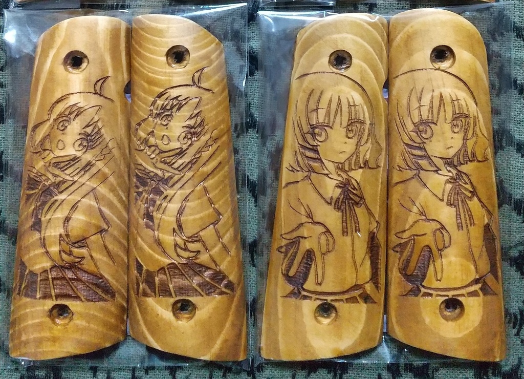 マルイ ガスブロM1911用グリップ(ぼっち・ざ・ろっく)