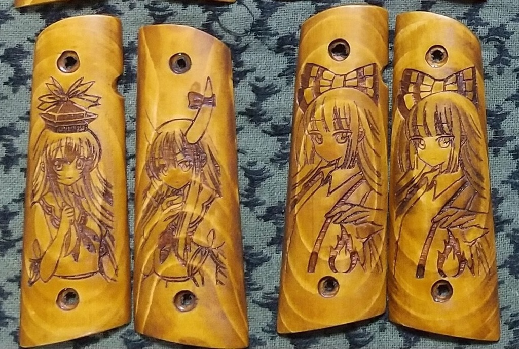 マルイ ガスブロM1911用グリップ(東方永夜抄part2)