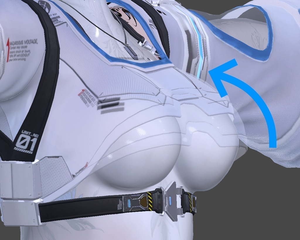 Milky Way 混合シェイプ追加__【16アバター対応】