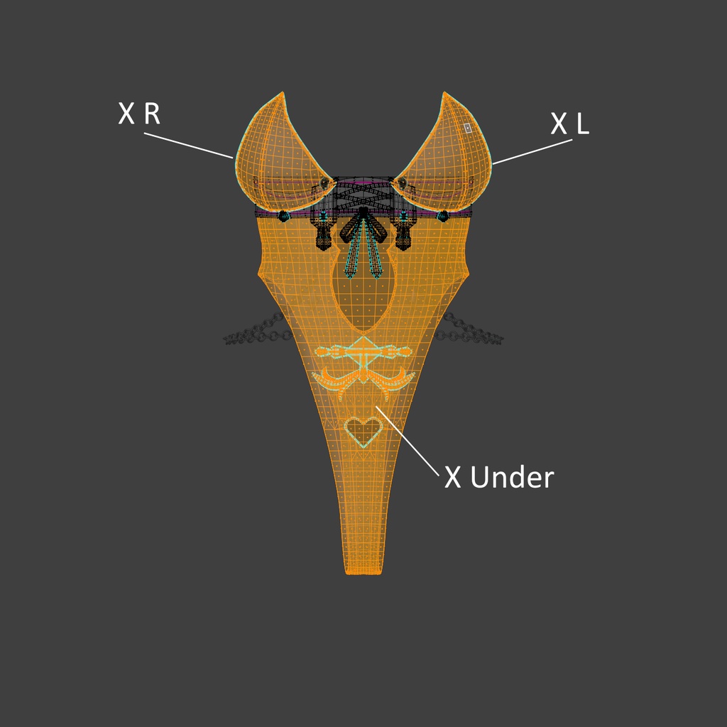 【無料】🖤 ヴァンプ・ルビー・サキュバス『Vamp Ruby Succubus』🖤 -混合シェイプ追加【5アバター対応】