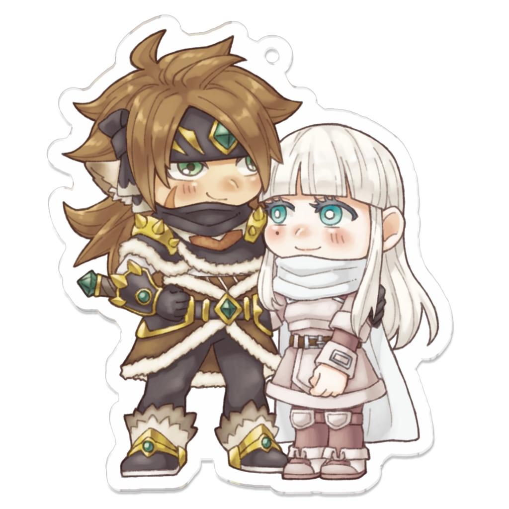 【FLi】アクリルキーホルダー ファング×♀アバター