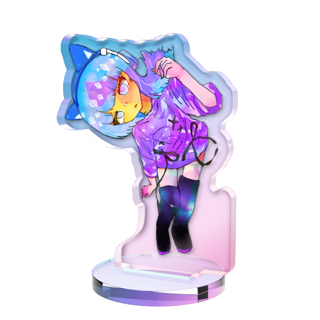ねこみみﾍｯﾄﾞﾎﾎアクスタ