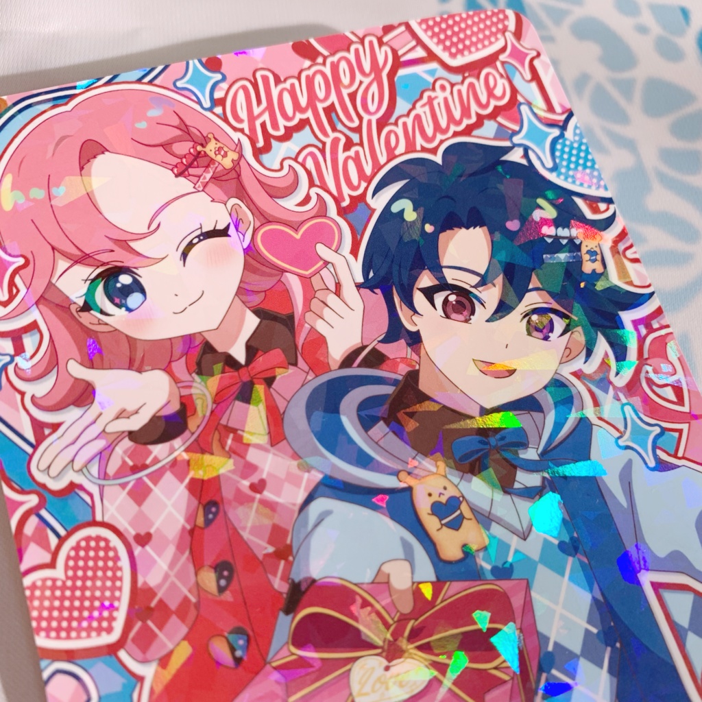 ポストカード2枚セット(シール付)