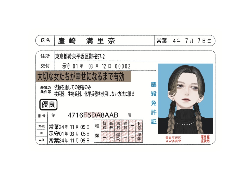 身分証らしきもの