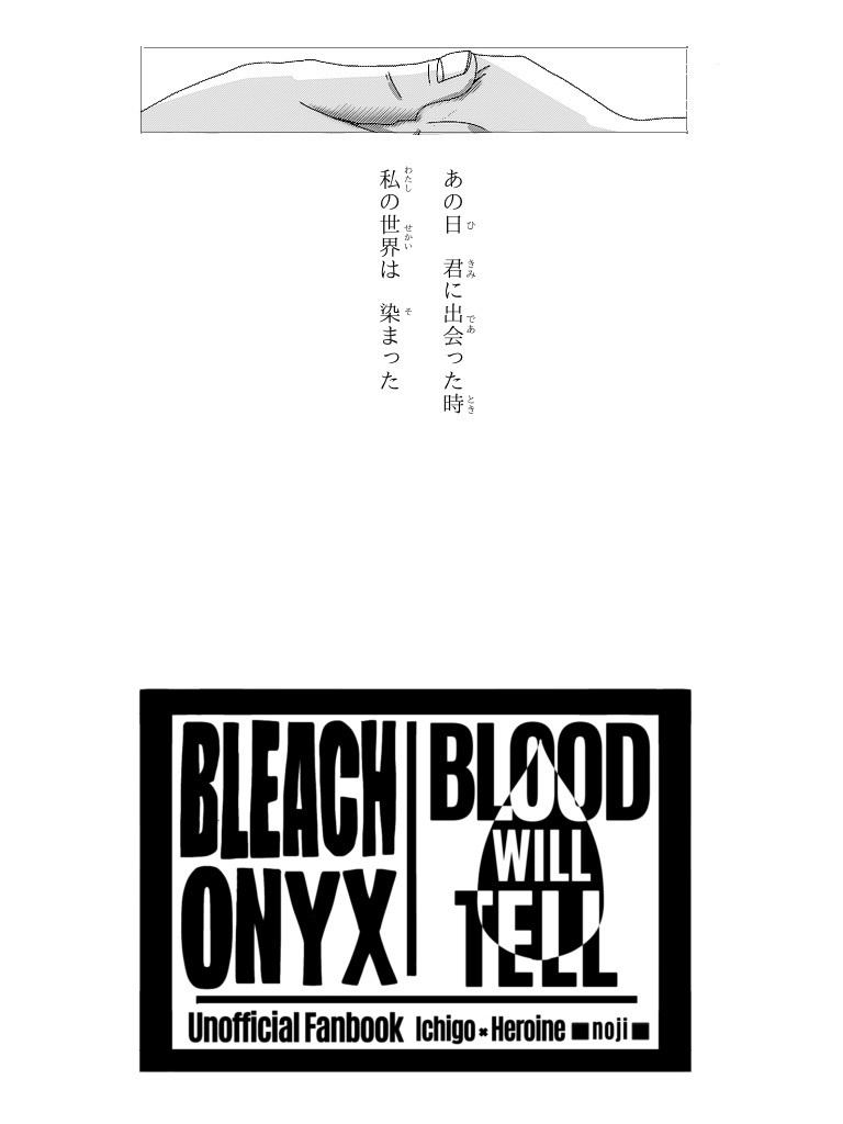 【7/15より頒布 脱色夢小説】onyx【黒崎一護】