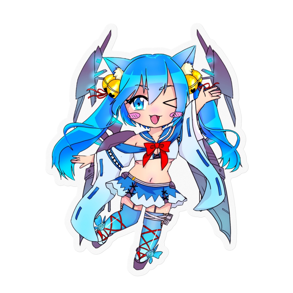 さかなちゃんステッカー