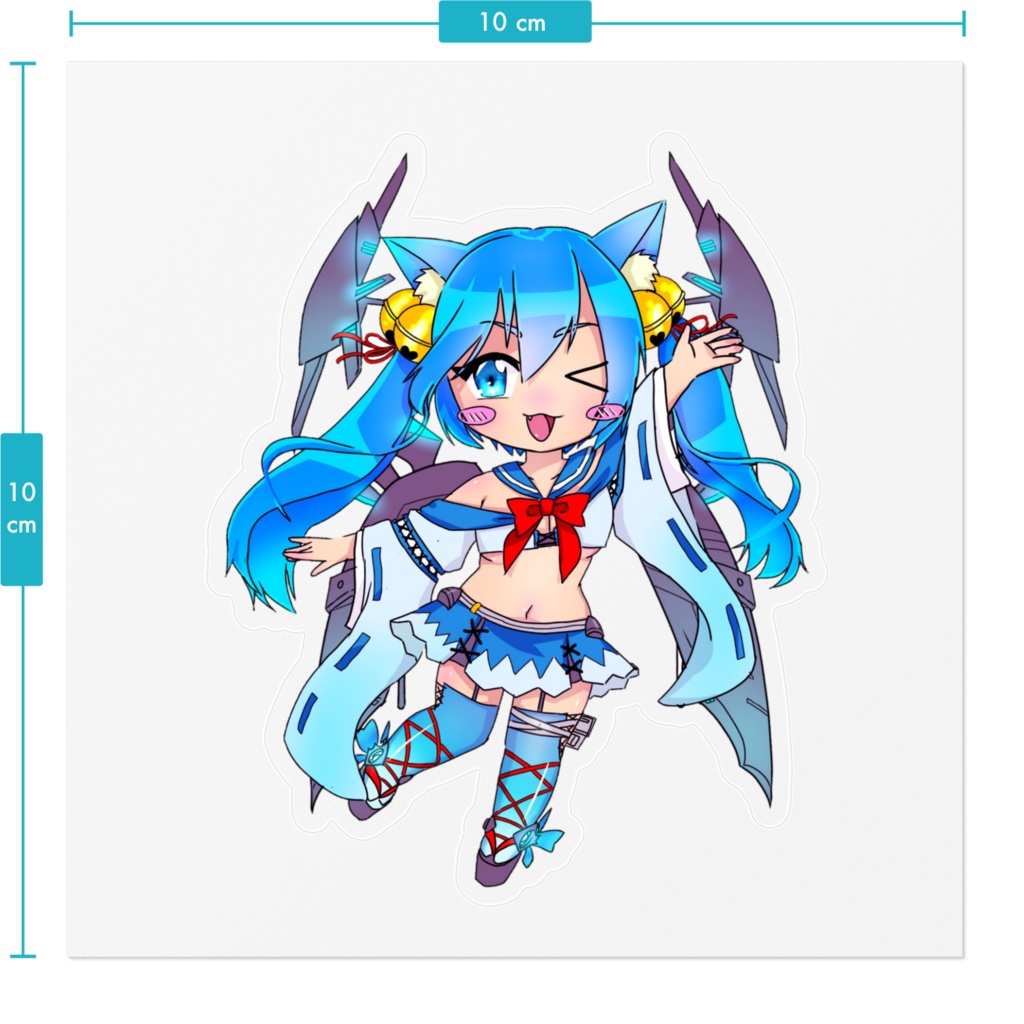 さかなちゃんステッカー