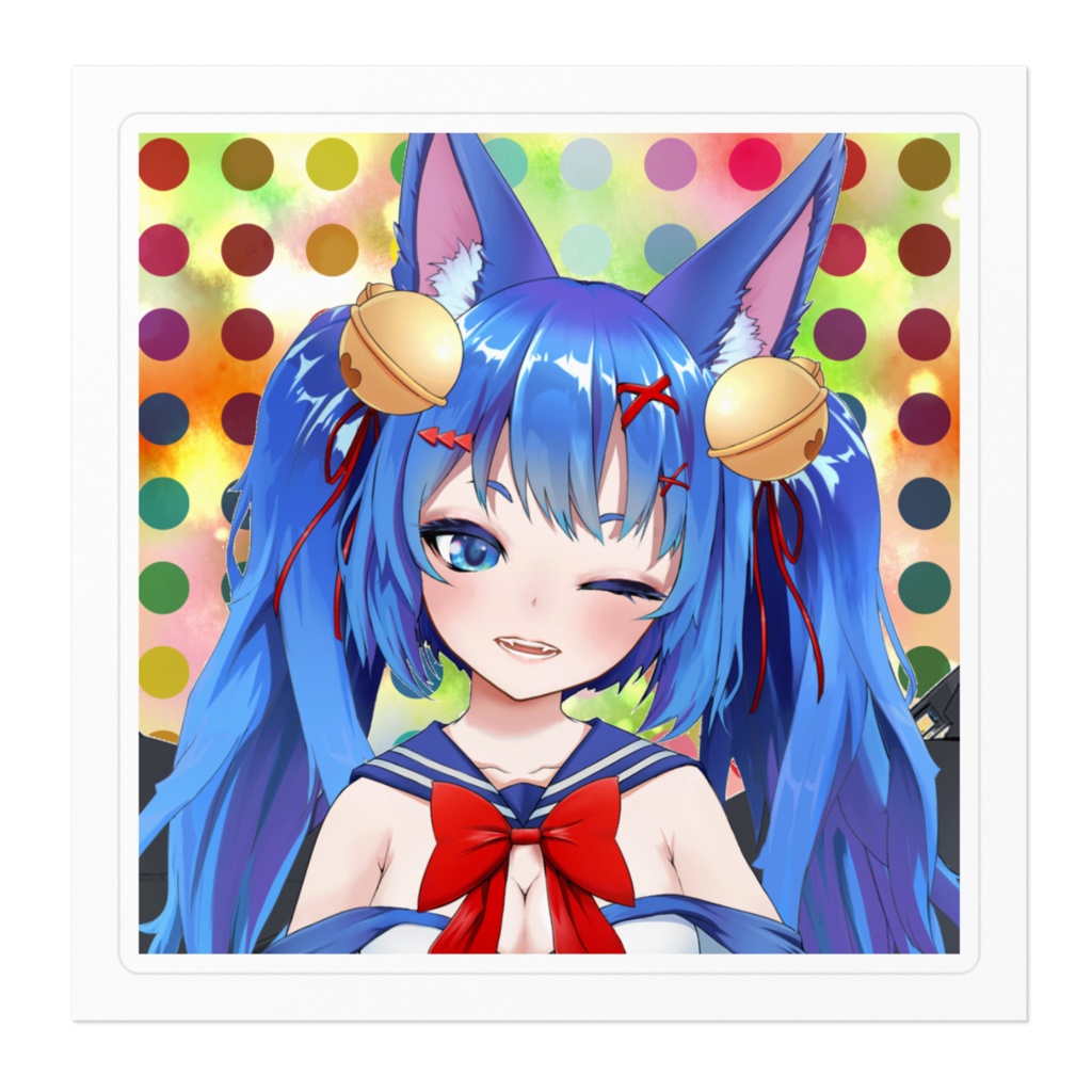 ウインクさかなちゃんステッカー