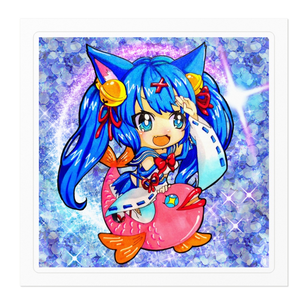 めでたい!さかなちゃんステッカー