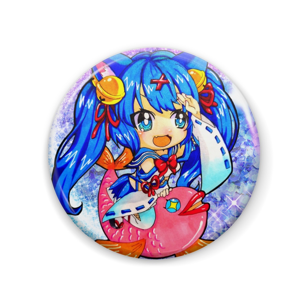 めでたい!さかなちゃん缶バッジ