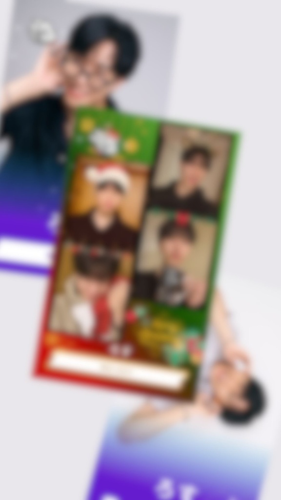 トレカセット3枚入り【クリスマスver】