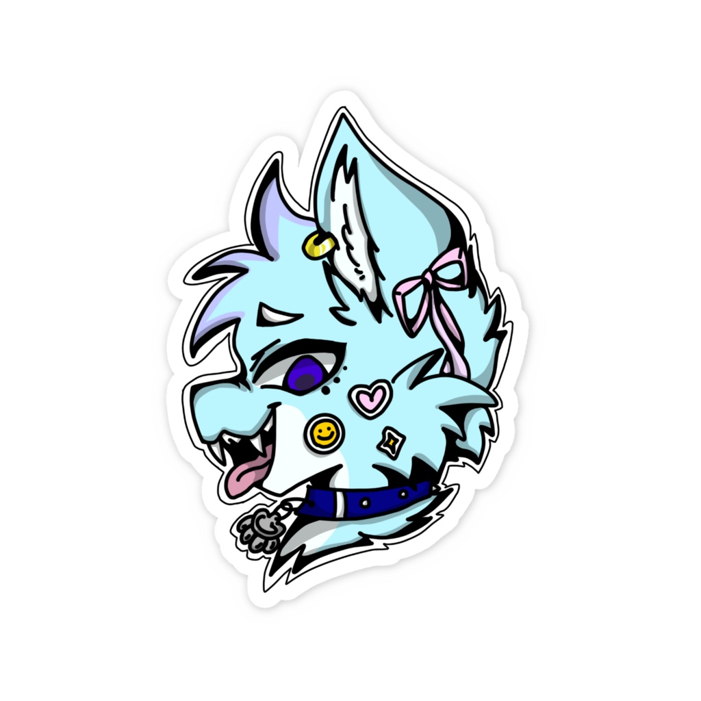 ぺたぺたいぬステッカー