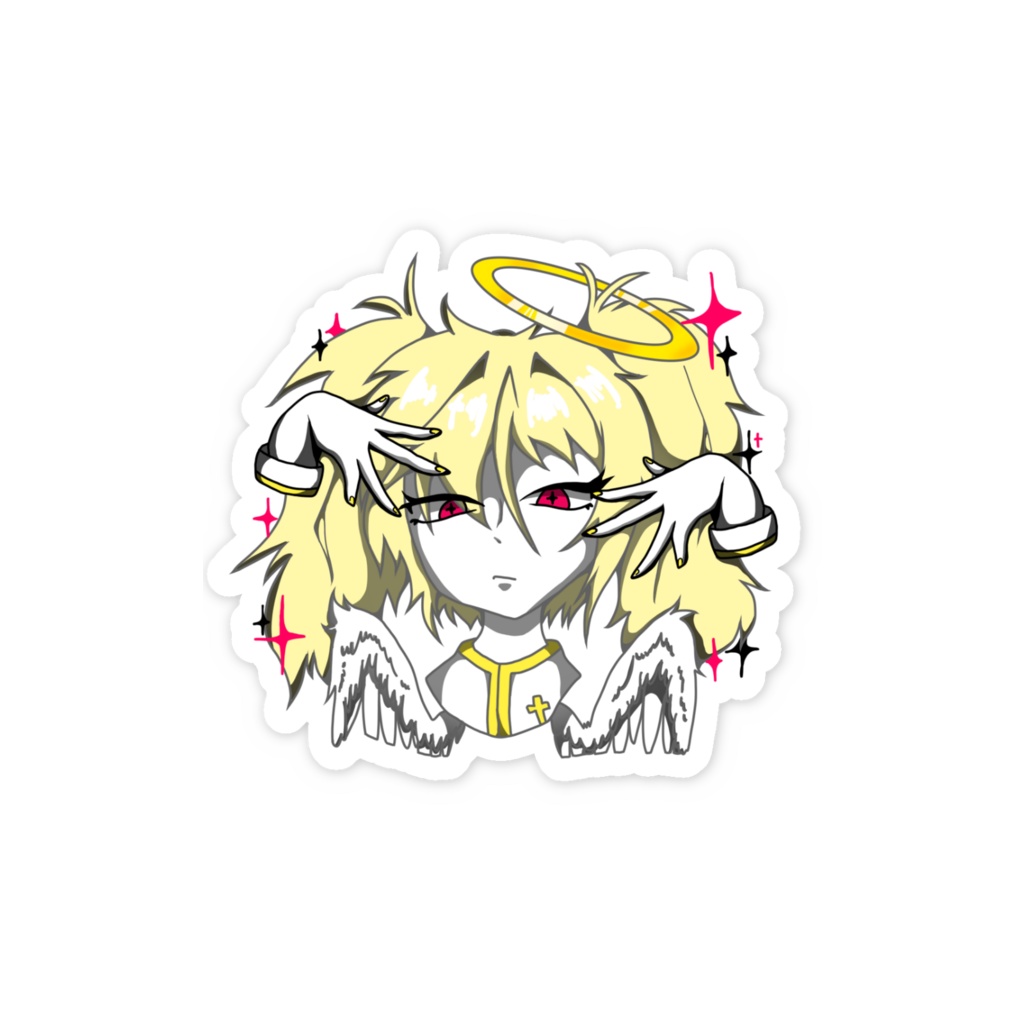 天使ちゃん一号ステッカー