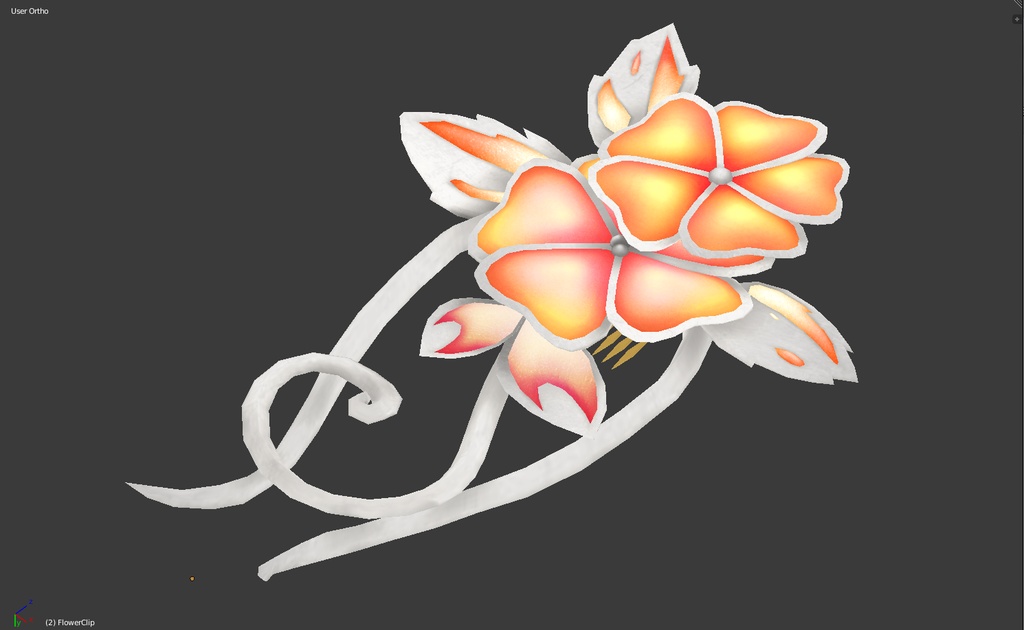 Vibrant Autumnal Floral Flower Comb / Hair Accessory