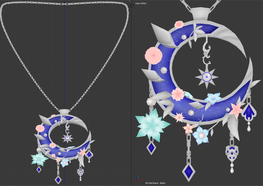 Lunar Necklace / Pendent Accessory