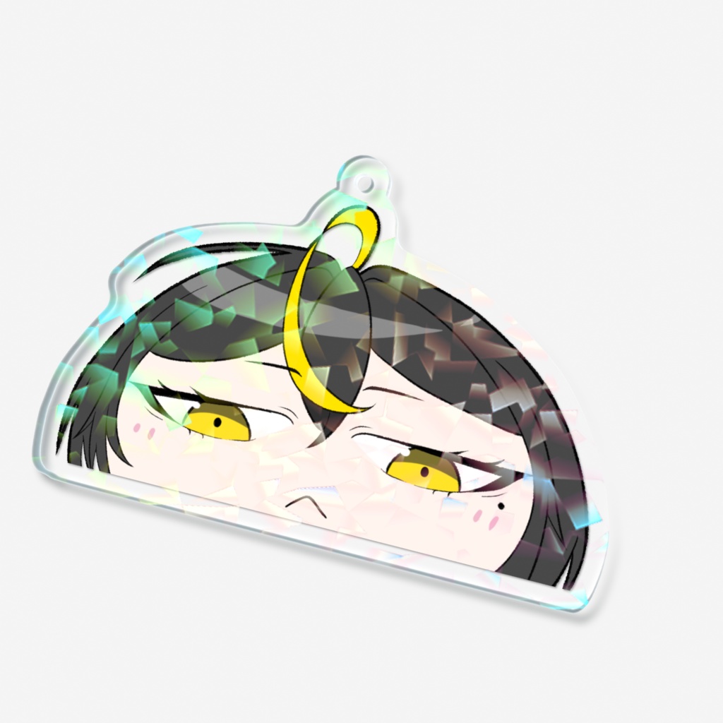 チラ見ホログラムアクキー