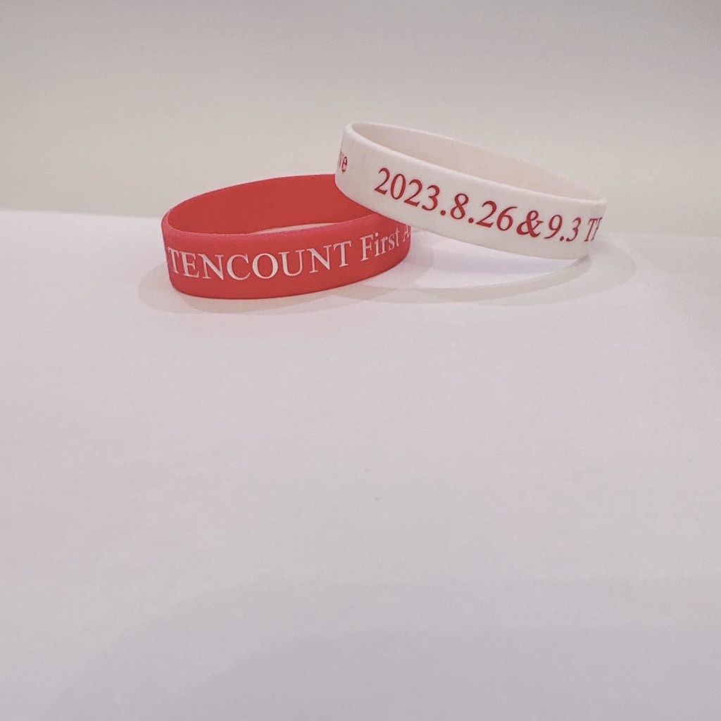 【赤色】TENCOUNT結成1周年記念ラバーバンド