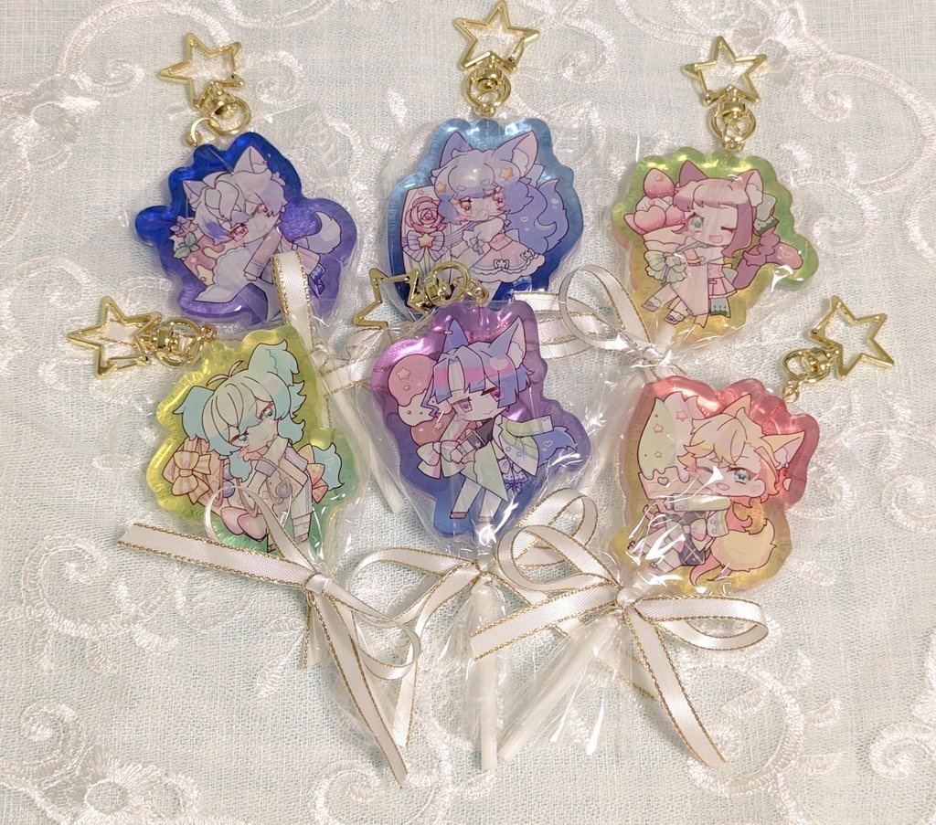 キャンディーアクリルキーホルダー