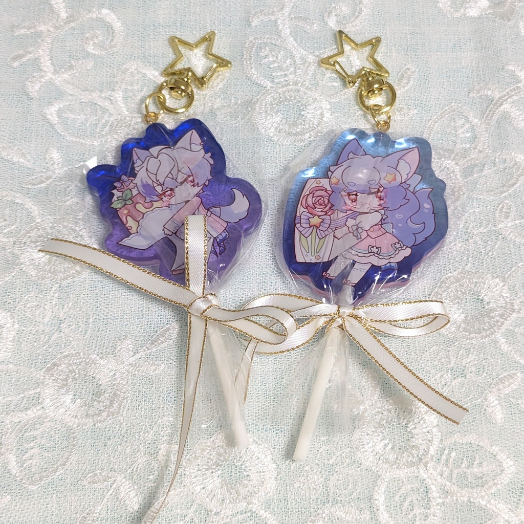 【銃マス ヴィヴィマスセット】キャンディーアクリルキーホルダー