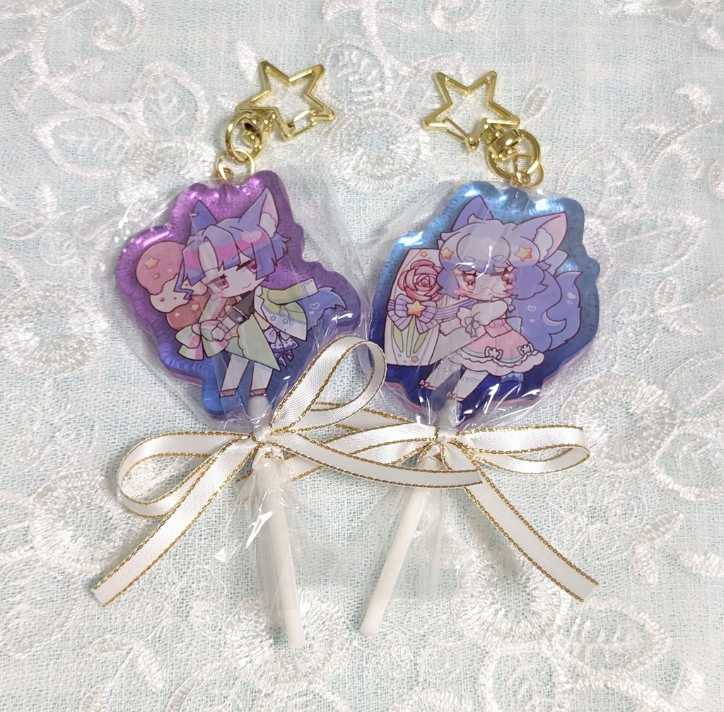 【銃マス ヴィヴィマスセット】キャンディーアクリルキーホルダー