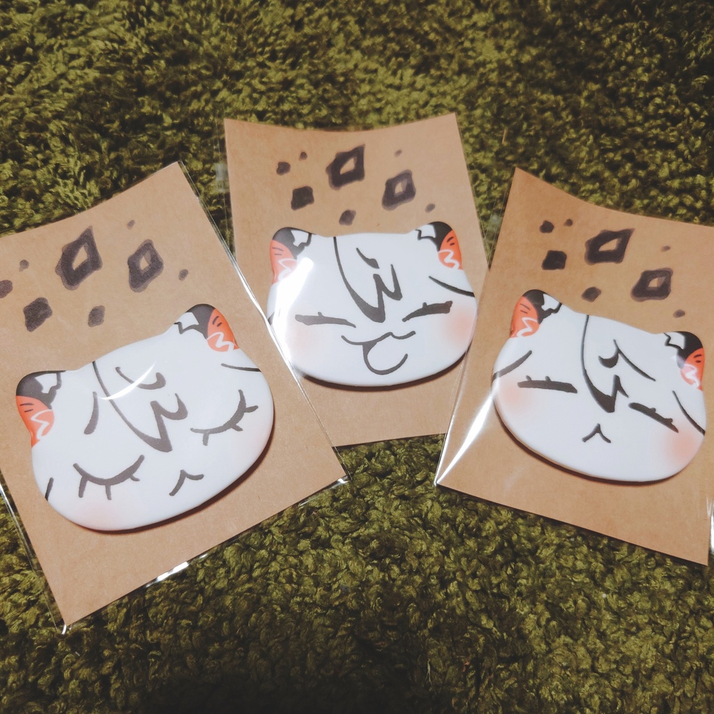 シルバーアッシュ家缶バッジ