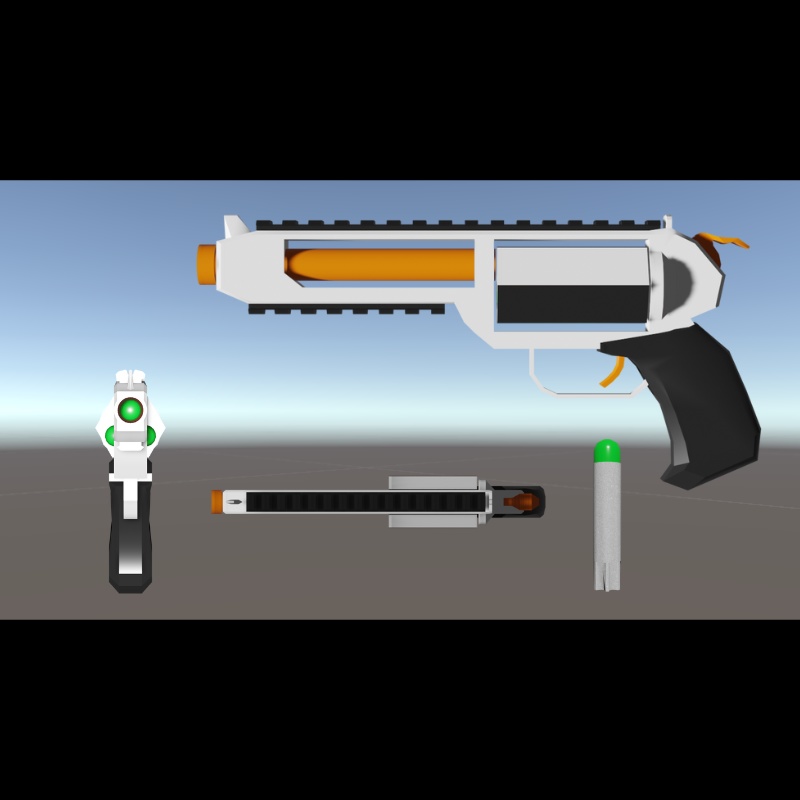 【VRChat向け】鬼連射リボルバー【MA対応/両手利用可】