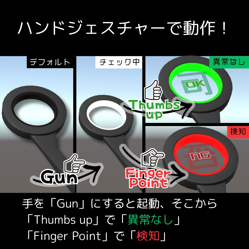 【VRChat向け】嘘なんでも探知機【MA対応】