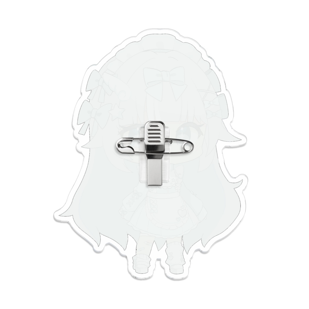 梦岐ゆめこ-ジャージメイド衣装SD-アクリルバッジ