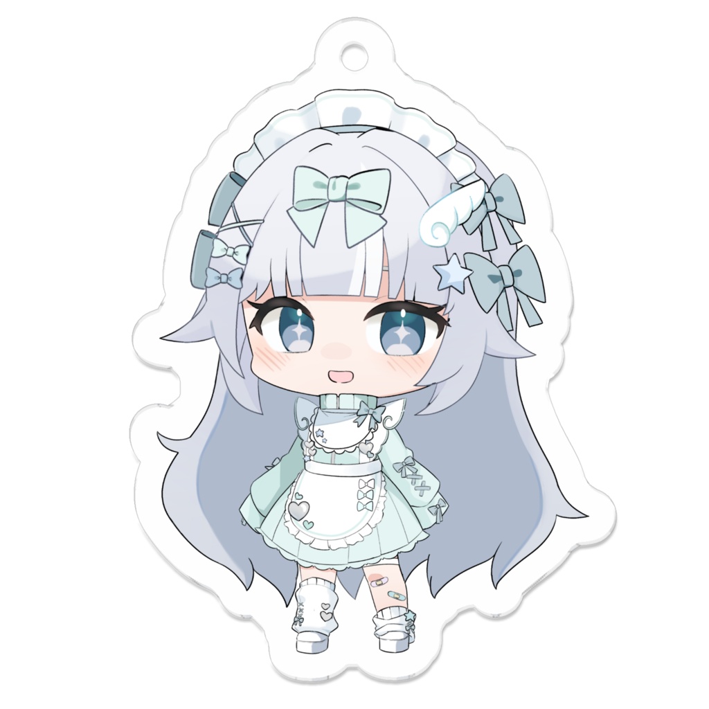 梦岐ゆめこ-ジャージメイド衣装SD-アクリルキーホルダー