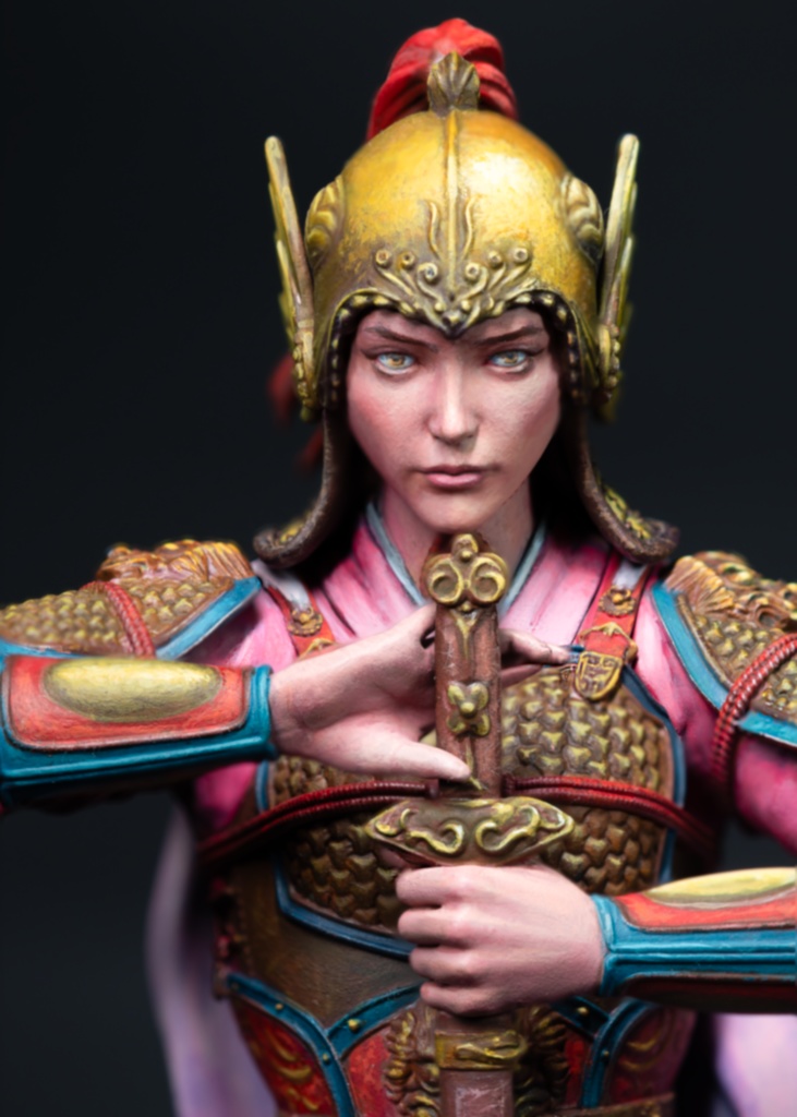 1/10 女武将胸像 