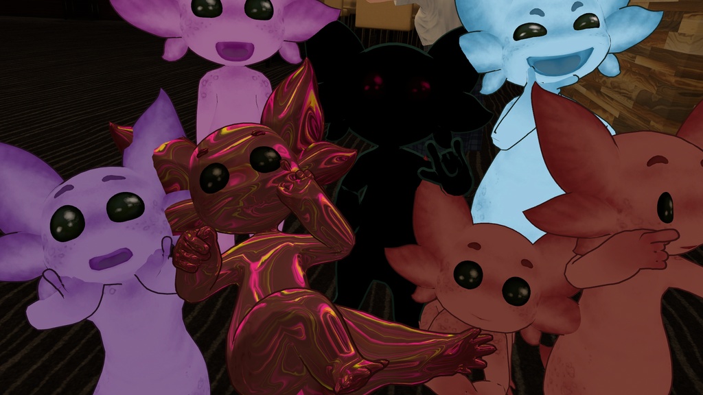 オリジナル3Dモデル Axolittle「アホリートル」