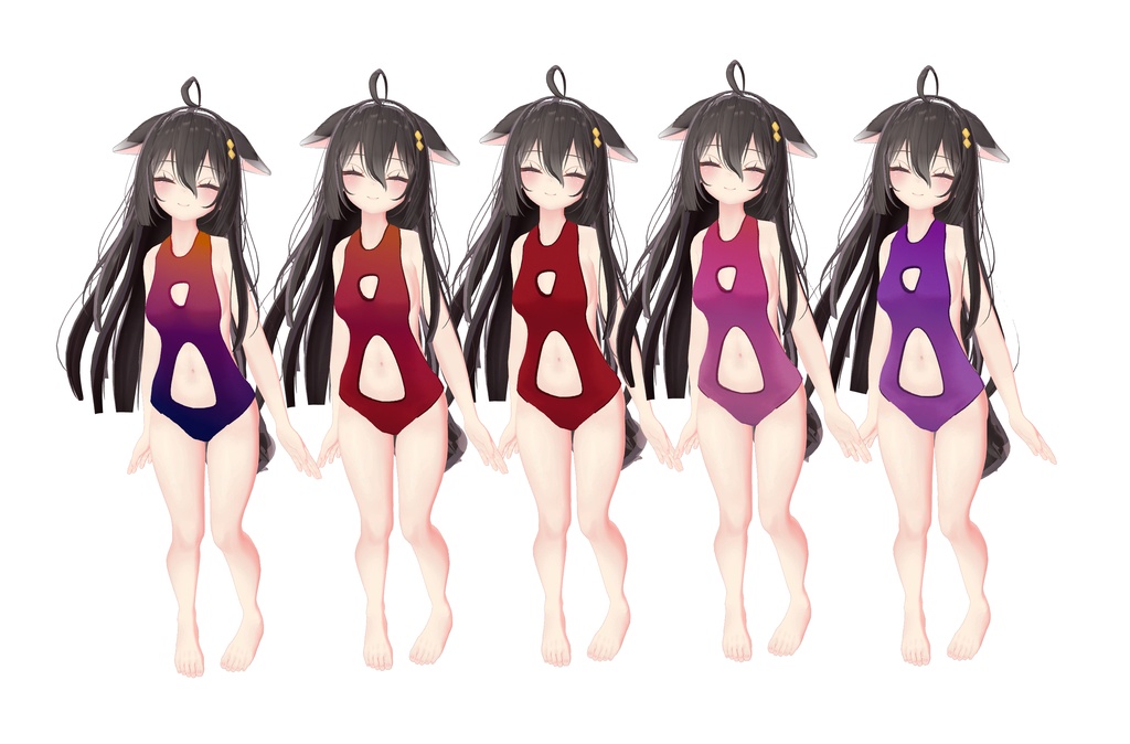 Tummy Window Swimsuit へそ出し水着