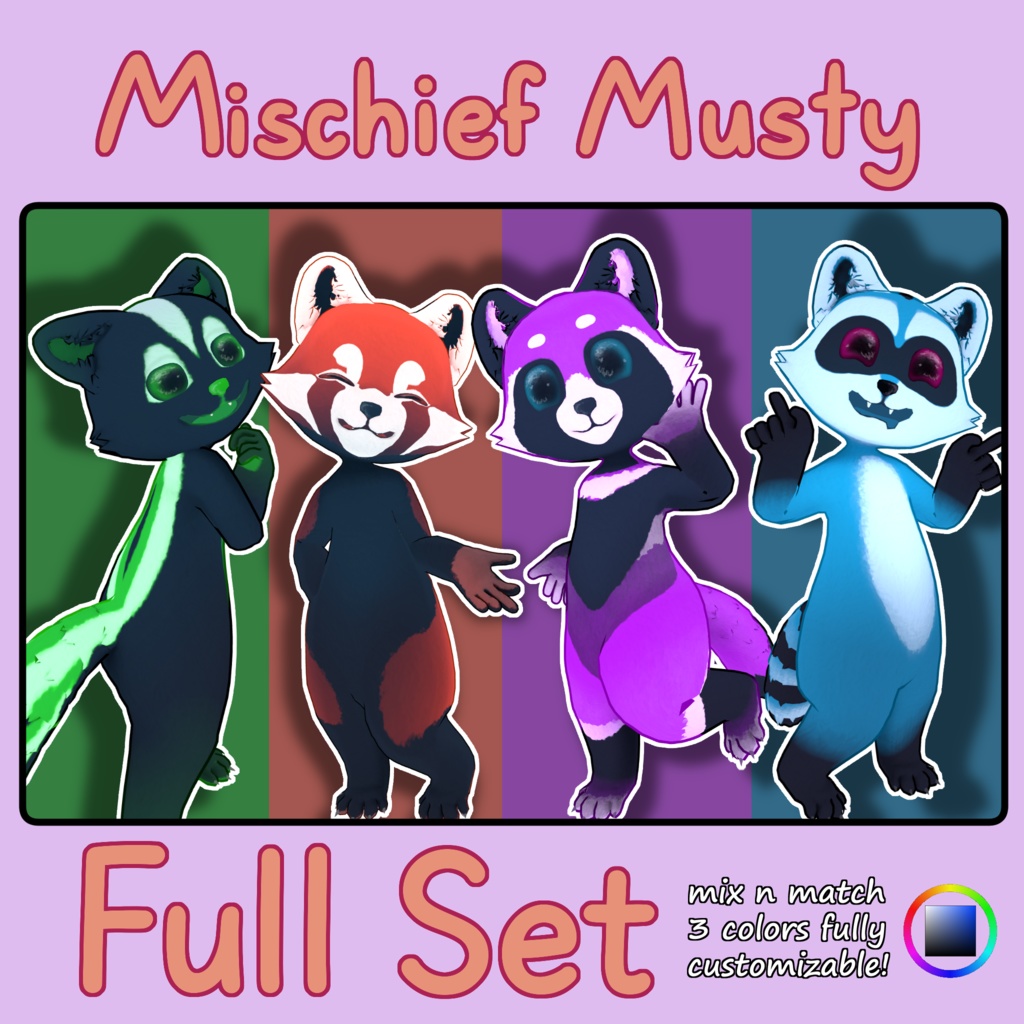 オリジナル3Ｄモデル Mischief Musty「ミスチフ・ミタチ」