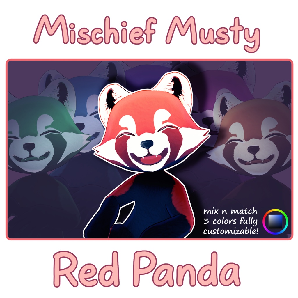 オリジナル3Dモデル Mischief Musty「ミスチフ・ミタチ」