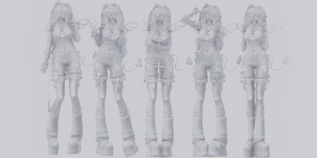 120種類 ポーズアニメーション