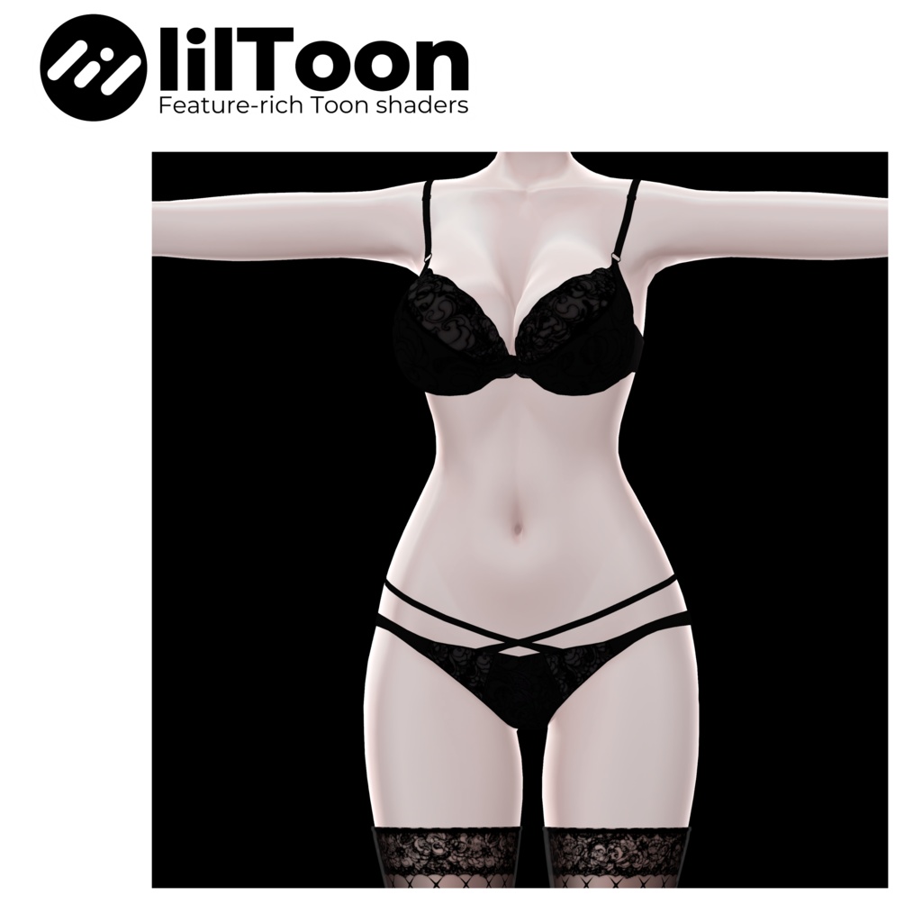 Liltoon 白リム Material