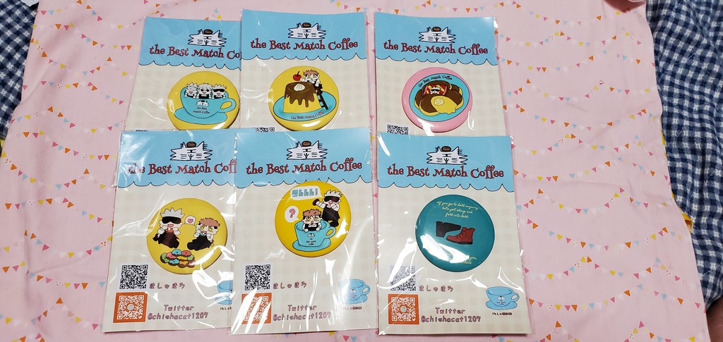 呪術廻戦 五悠缶バッチ