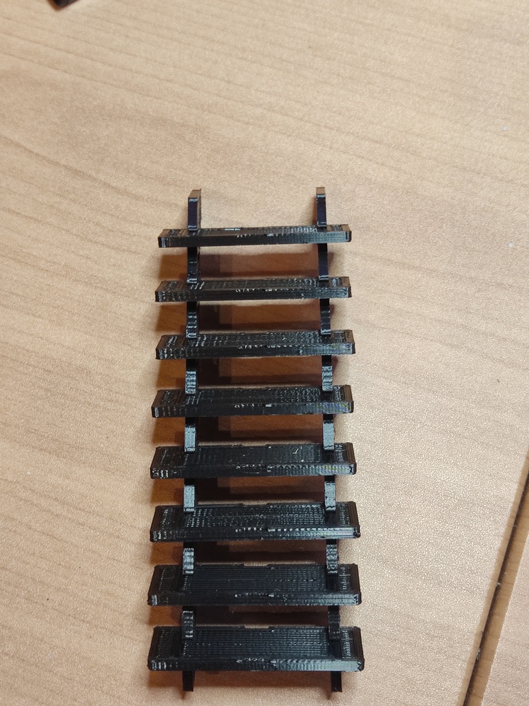 100均コンテナ用情景拡張 階段キット