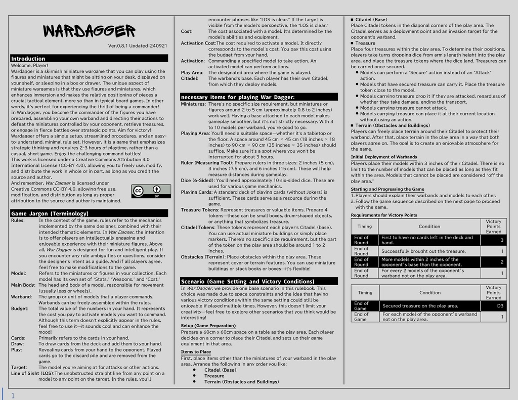 WARDAGGER ウォーダガー