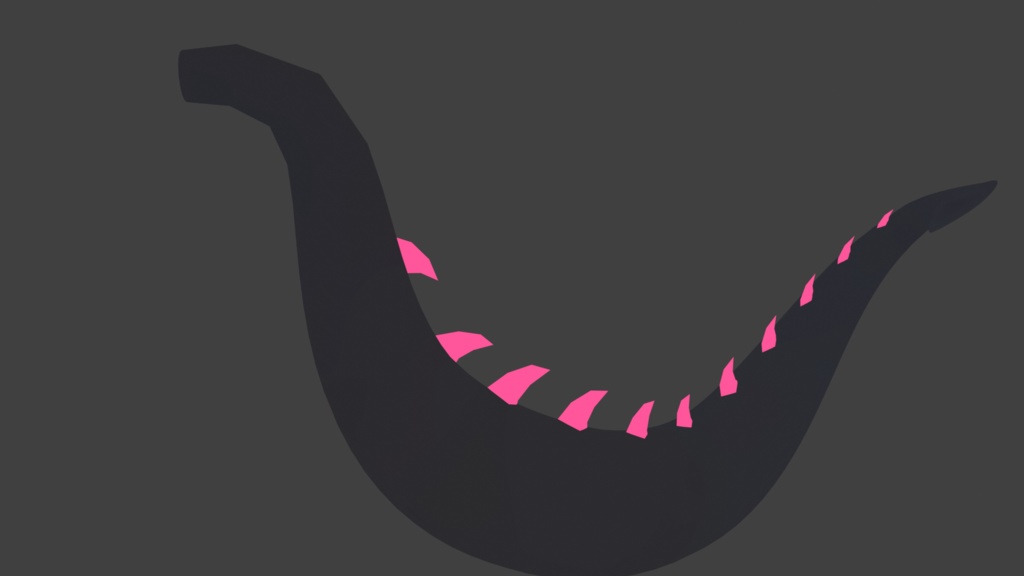 Dragon tail - rigged