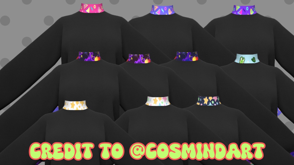 Crop-it Sweater 63 Textures クロップドセーター 63 のテクスチャ