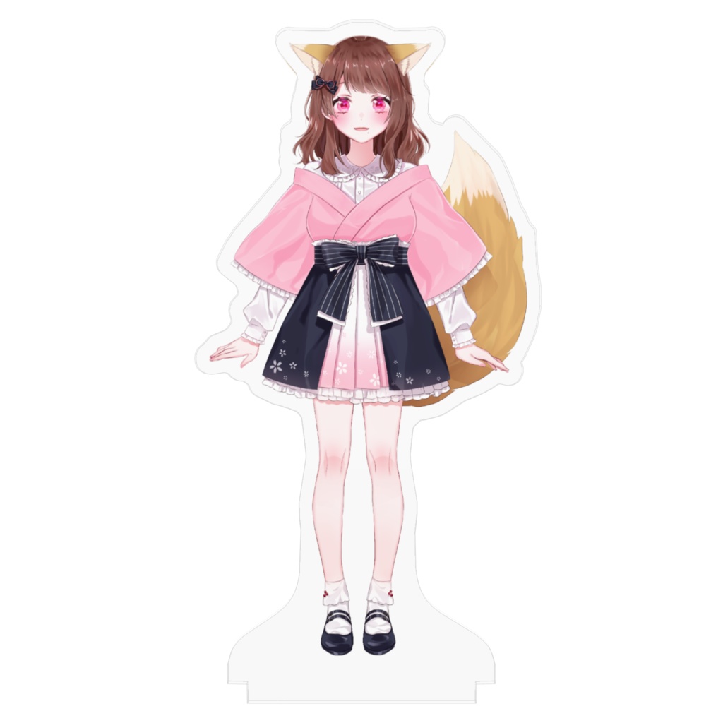お狐様ゆいののアクリルフィギュア