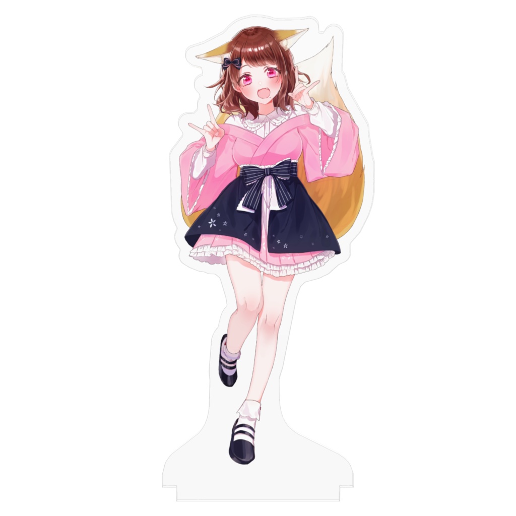 【誕生日記念】お狐様ゆいののキービジュアルアクリルフィギュア