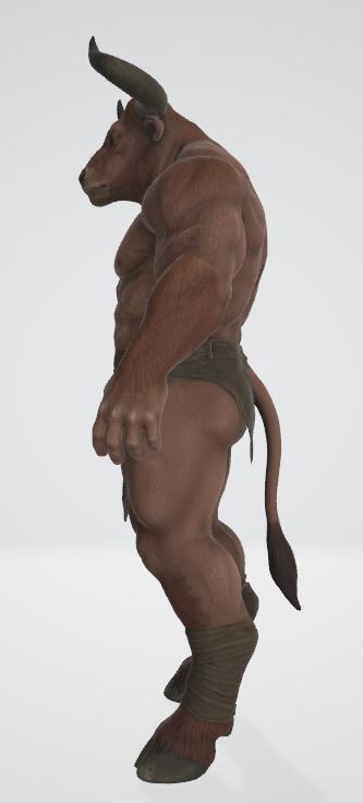 ミノタウロスの3Dモデル